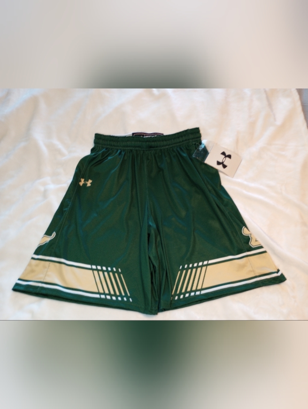 Under Armour Underfuse Game Shorts USF South Florida Bulls College Basketball M
